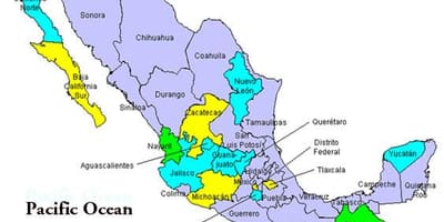 નકશો વેલી ઓફ મેક્સિકો