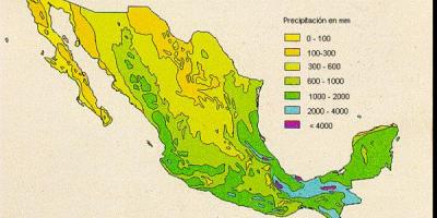 હવામાન નકશો માટે મેક્સિકો